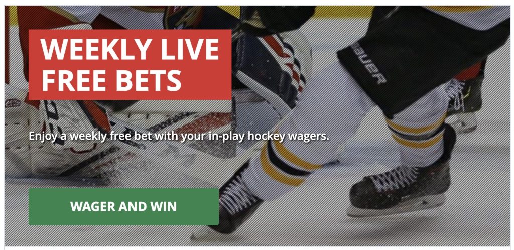 Weekly Live Free Bets at Everygame